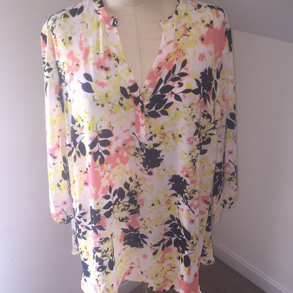 Tops - 2X high/low blouse